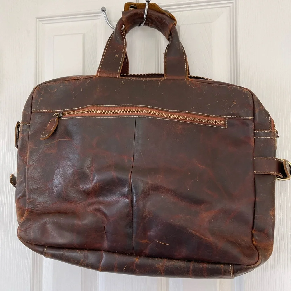 Brown Leather Men's Bag